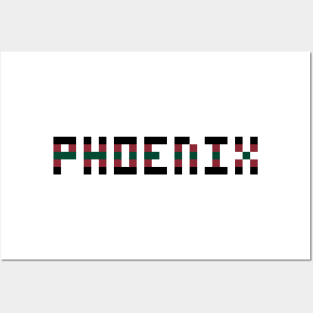 Pixel Hockey City Phoenix 2003 Retro Posters and Art